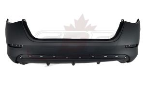 2020-2023 Nissan Sentra Bumper Rear Primed Without Sensor Capa , NI1100337C