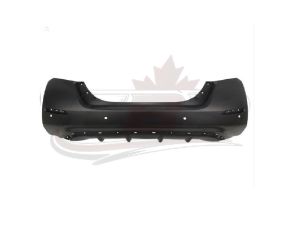 2020-2025 Nissan Leaf Bumper Rear Primed With Sensor Capa , NI1100344C