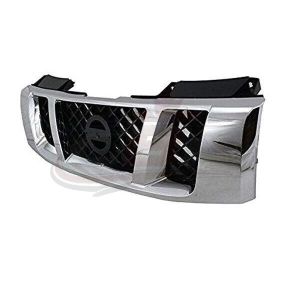 Grille Nissan Titan 2008-2014 Matte-Black With Chrome Front Le/Se , NI1200240