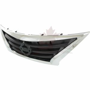 Grille Nissan Versa Sedan 2015-2019 Chrome/Black, Ni1200261U
