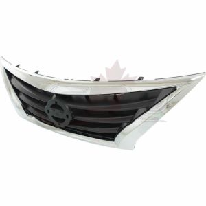 Grille Nissan Versa Sedan 2015-2019 Chrome/Black , NI1200261