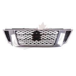 Grille Nissan Armada 2017-2020 Ptd Black With Chrome/Camera Sl/Platinum Model , NI1200287