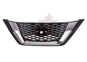 2019-2024 Nissan Murano Grille Front Ptd Black With Chrome , NI1200310