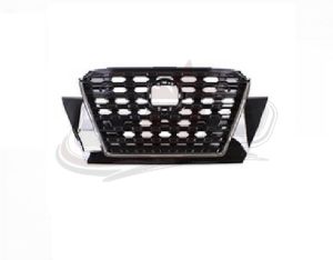 2021-2024 Nissan Kicks Grille Front Ptd Black With Smoked , NI1200325
