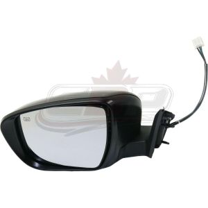 Mirror Driver Side Nissan Rogue 2014-2016 Power Heated With Chrome Base/Ptm Cover/Signal Usa Built , NI1320285