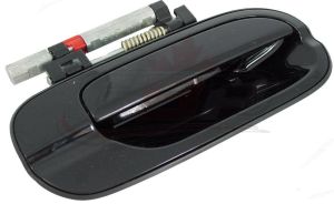 Door Handle Rear Outer Passenger Side Nissan Sentra 2000-2006 Black Ptm , NI1521108