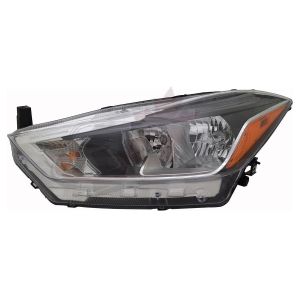Head Lamp Driver Side Nissan Kicks 2018-2019 Halogen Capa, Ni2502264C