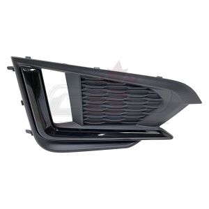 Fog Lamp Cover Passenger Side Subaru Impreza 2017-2019 Textured Black With Gloss Black / Drl, Su1039129