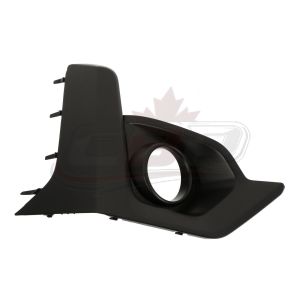 Fog Lamp Bezel Front Passenger Side Subaru Crosstrek 2021-2023 Textured Black For 2.0, Su1039135