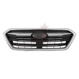 Grille Front Subaru Legacy 2018-2019 Black With Silver Molding Without Emblem, Su1200180