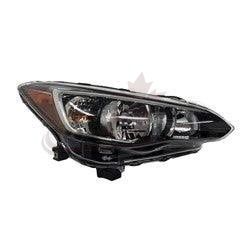 2017-2023 Subaru Impreza Head Lamp Passenger Side Halogen , SU2503160C