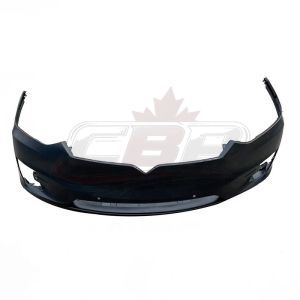 2016-2021 Tesla Tesla X Bumper Front Primed Black With Sensor Hole , TA1034837U
