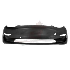 2017-2022 Tesla Tesla 3 Bumper Front Primed Black With , TA10841682U