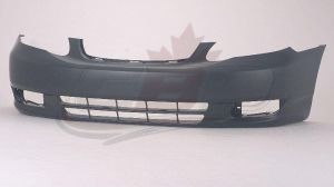 Bumper Front Toyota Corolla Sedan 2003-2004 Primed Ce-Le Model, TO1000240