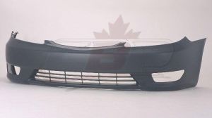 Bumper Front Toyota Camry 2005-2006 Primed Se/Xle Usa (With Fog Lamp Hole) Capa, TO1000285C