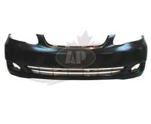 Bumper Front Toyota Corolla Sedan 2005-2008 Primed Ce-Le Model Capa, TO1000297C