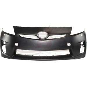 Bumper Front Toyota Prius 2010-2011 Primed With Sensor/Led/Washer Hole Capa, TO1000360C