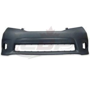 Bumper Front Toyota Sienna 2011-2017 Se Primed With Textured Center Area With Round Fog Holes Capa, TO1000367C