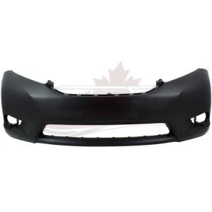 Bumper Front Toyota Sienna 2011-2017 Primed Without Sensor Hole Exclude Se Capa, TO1000369C