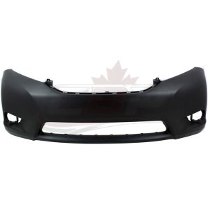 Bumper Front Toyota Sienna 2011-2017 Primed Without Sensor Hole Exclude Se Capa, To1000369U