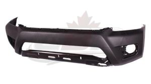 Bumper Front Toyota Tacoma 2012-2015 Base Without Flare Textured, TO1000384