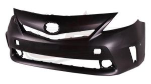 Bumper Front Toyota Prius V 2012-2014 Primed With Sensor Without Washer Hole, TO1000389