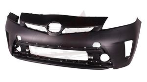 Bumper Front Toyota Prius Plug-In 2012-2015 Primed Without Washer Without Led Lamp, TO1000394