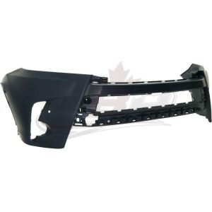 Bumper Front Toyota Highlander 2017-2019 Primed With Sensor, TO1000428