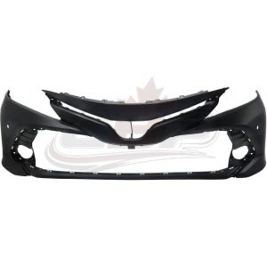 Bumper Front Toyota Camry 2018-2020 Primed Xle With Sensor, To1000432U