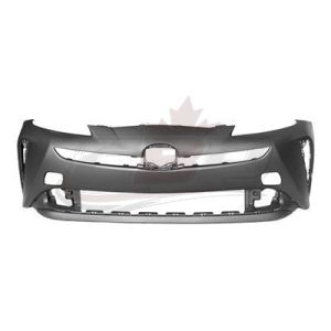 2019-2022 Toyota Prius Bumper Front Primed Without Sensor Capa , TO1000457C