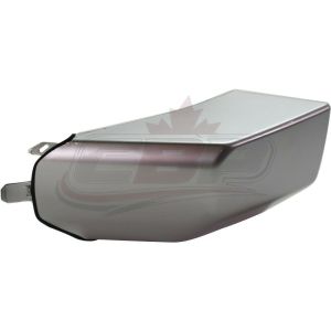 Bumper End Front driver Side Toyota Fj Cruiser 2007-2014 Painted Silver , TO1004174