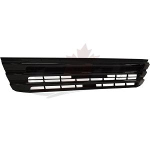 Grille Lower Toyota Highlander 2017-2019 Matte Black With Black Moulding , TO1036172