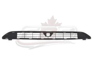 Grille Front Center Toyota Rav4 2016-2018 Black Textured Horizontal Bar Design With Camera Exclude Se, To1036177U