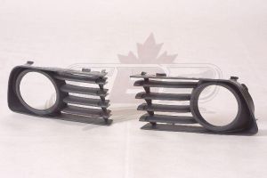 Fog Lamp Bezel Front Driver Side Toyota Prius 2004-2009 Matte-Black , TO1038118