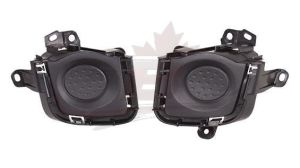 Fog Lamp Cover Front Driver Side Toyota Prius 2010-2011 Matte-Black Without Pre-Collision System , TO1038135