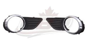Fog Lamp Bezel Front Driver Side Toyota Sienna 2011-2017 Matte-Black With Chrome Mld Exclude Se, To1038146U