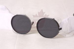 Fog Lamp Cover Front Passenger Side Toyota Matrix 2005-2008 Round Matte Black , TO1039121