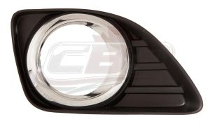 Fog Lamp Cover Front Passenger Side Toyota Camry 2010-2011 With Hole With Chrome , TO1039131