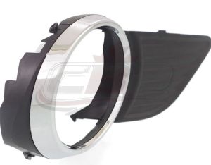 Fog Lamp Bezel Front Passenger Side Toyota Sienna 2011-2017 Matte-Black With Chrome Mld Exclude Se, To1039146U