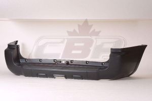 Bumper Rear Toyota 4Runner 2006-2009 Primed With Trailer Hitch/Textured Top Pad, TO1100253
