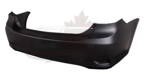 Bumper Rear Toyota Corolla Sedan 2011-2013 Primed Base/Ce/Le Models, TO1100287