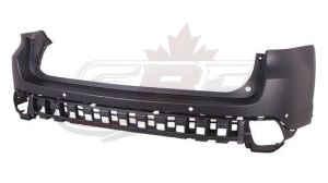 Bumper Upper Rear Toyota Highlander 2014-2016 With Sensor Primed , TO1114101