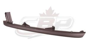 Valance Bumper Rear Toyota Highlander 2014-2019 Textured Without Chrome Trim Model , TO1192100