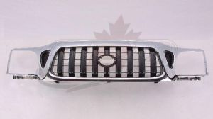 Grille Toyota Tacoma 2001-2004 Chrome/Dark Gray , TO1200248
