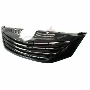 Grille Toyota Sienna 2011-2017 Painted-Black With Black Mldg 7Passenger Base Without Radar, To1200332U