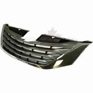 Grille Toyota Sienna 2011-2014 Black With Chrome Moulding Without Cruise Control 8 Passenger, To1200333U