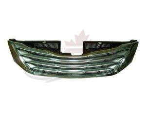 Grille Toyota Sienna 2011-2012 Black Without Cruise Control With Premium Pkg Ltd/Xle Model , TO1200335