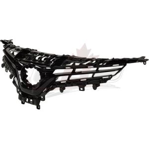 Grille Usa Built Toyota Camry 2018-2020 Glossy Gray L/Le, To1200419U