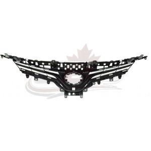 Grille Toyota Camry 2018-2020 Glossy Black With Surearound View Xle , TO1200421