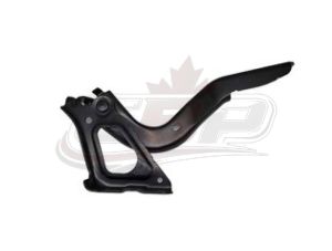 2021-2024 Toyota Venza Hood Hinge Passenger Side Black Steel , TO1236261